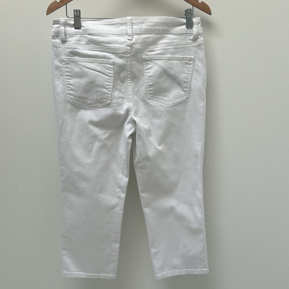 White Jeans 32.5 long Maurices Size 12 - Picture 6 of 10